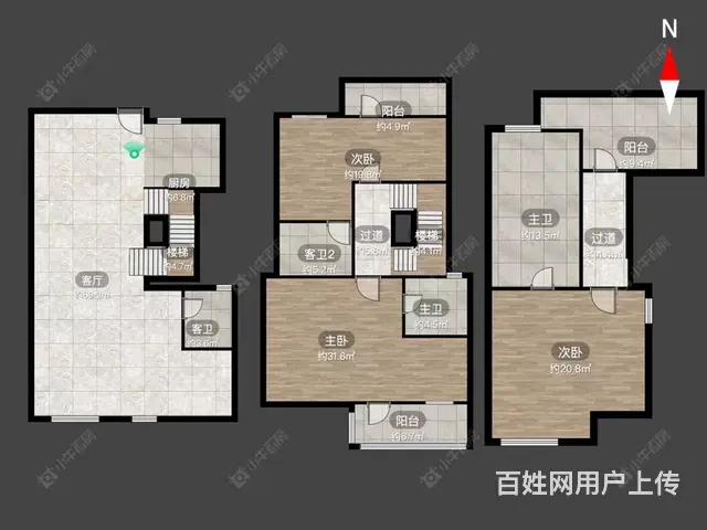 天顺御河湾(天宁) 别墅 毛坯房 - 图片 1