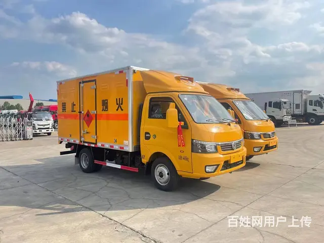 东风途逸蓝牌易燃气体厢式运输车,全柴95马力可分期 - 图片 1