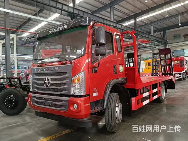大运 短轴距拉150挖掘机铲车平板车 黄牌可分期 - 图片 1