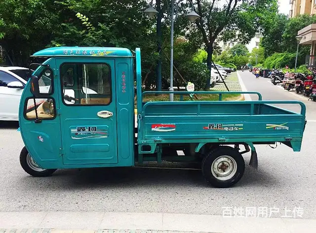 急转，9成新2米的鑫珂半封闭式电动三轮车 - 图片 2
