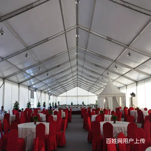 餐饮帐篷租赁，户外宴会篷房，婚礼篷房设计定制 - 图片 2