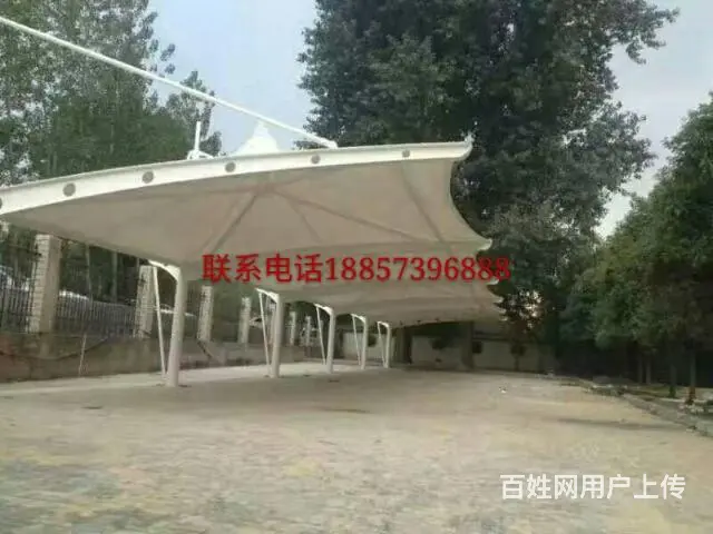 嘉兴膜结构专业设计安装膜结构车棚，景观棚，膜结构看 - 图片 3