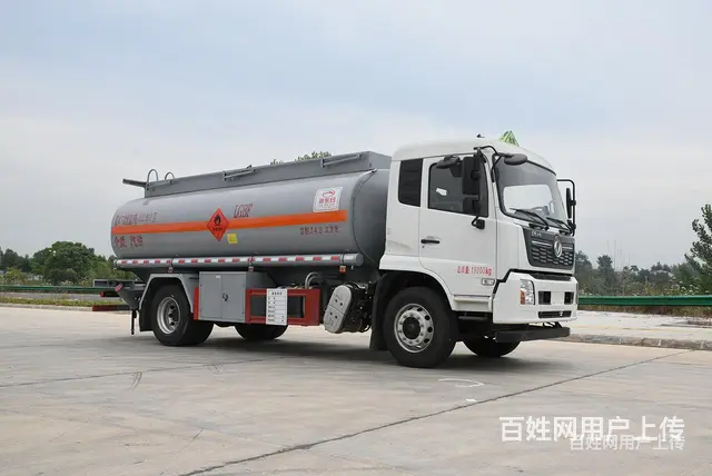 青海海东天锦小三轴前四后六10吨油罐车14.9方运油车厂价直 - 图片 5