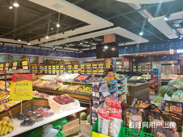 （老板本人）万人成熟小区生鲜水果超市优价转让6952 - 图片 1
