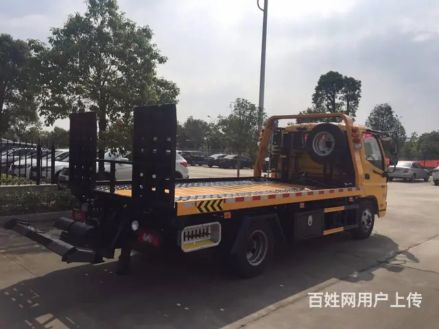 福田欧马可一拖二清障车 道路救援拖车厂家你约吗 - 图片 4
