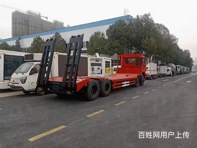 东风前四后八凹型板挖机平板车活动价格先到先得 - 图片 5