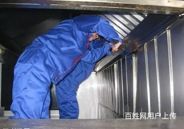 昆山市陆家酒店饭店油烟机清洗 食堂油烟管道清洗 - 图片 1