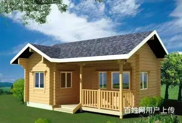 枣庄轻钢别墅  木屋凉亭岗亭可定制各种尺寸 - 图片 3