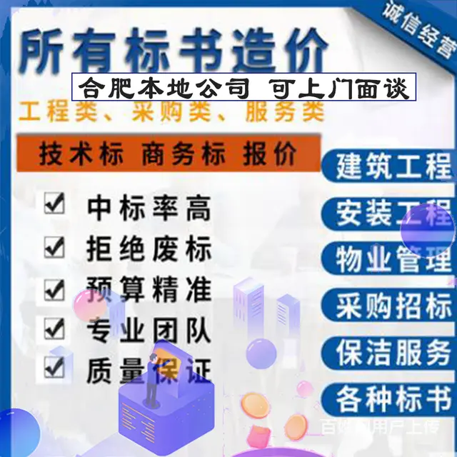 合肥标书制作公司标书投标书代写投书制作电子标书代写 - 图片 7