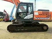 枣庄二手挖掘机市场，二手日立200和240挖掘机