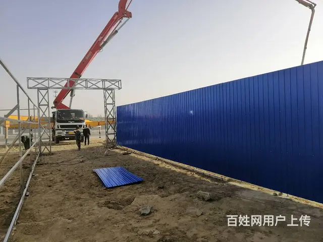 包头市政彩钢围挡出租园林景观广告墙出售 - 图片 8