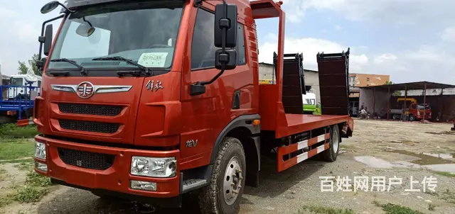 厂家直销解放龙V 拖中小型挖掘机铲车平板车 可分期 - 图片 9