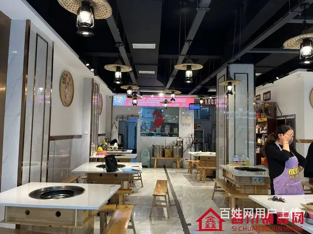 （四川铺鑫网）南坝六中旁120平餐饮店转让 - 图片 3