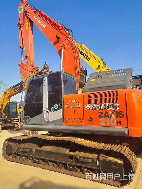 出售8成新日立210二手挖掘机,手续齐全质保一年