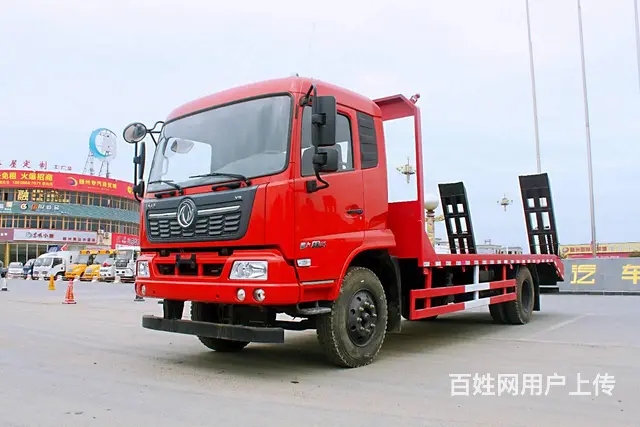 国六东风天锦拖车 拖150挖机铲车平板车　价格电话 - 图片 3
