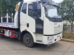 佳木斯 国四一拖二清障车 蓝牌拖车厂家直销