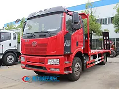 平板拖车厂家处理80 90 120钩机平板运输车