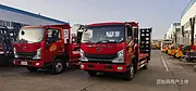 湛江蓝牌平板运输车 拖60/80小挖机拖板车批发价