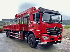 东风D3后八轮货箱8.5米14吨随车吊来厂看车报销路费