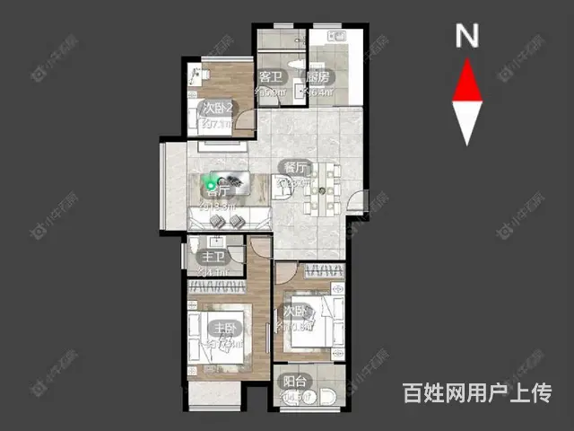 139万！139万！价格低到爆！全天采光！钥匙看房！边户。 - 图片 11