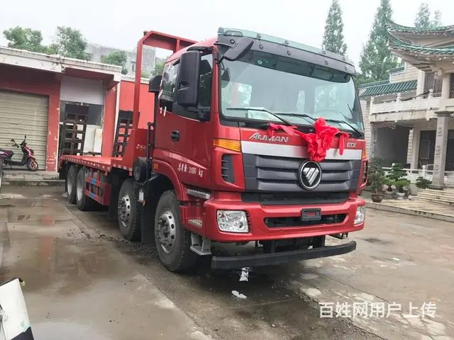 厂家直销 福田欧曼前四后八平板运输车 - 图片 4