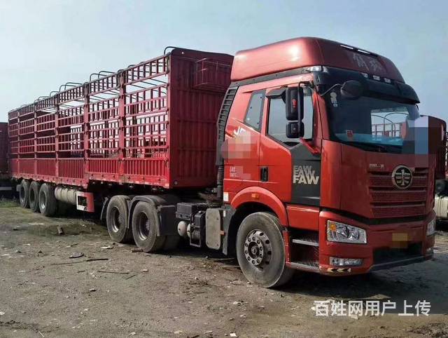 【图】- 一汽解放半挂13米高栏车 460马力国5 首付8万 - 梅州梅县货车