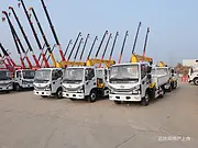 东风多利卡直臂蓝牌4吨随车吊 各品牌大小齐全