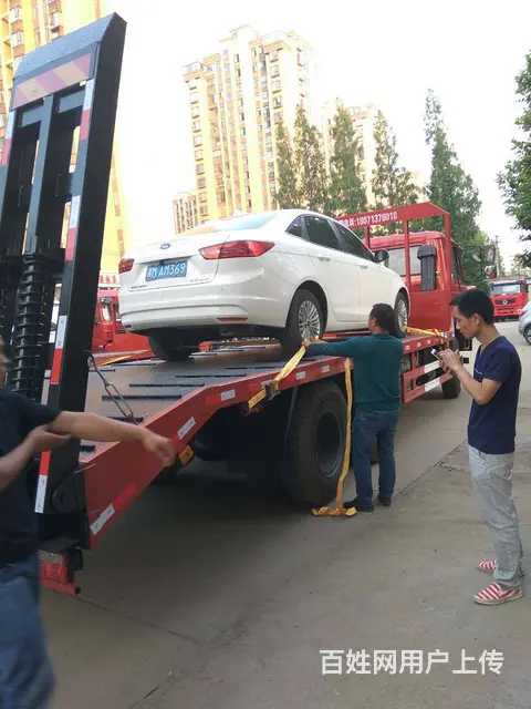 一拖福德后八轮挖机平板运输车全国包上户可分期 - 图片 6