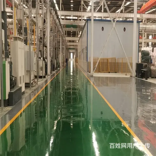 泰安宁阳工厂环氧地坪漆材料厂家 车间地面漆施工 - 图片 2