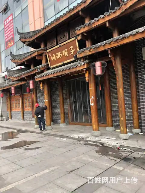 四川成都中式门实木雕花门中式门 - 图片 2