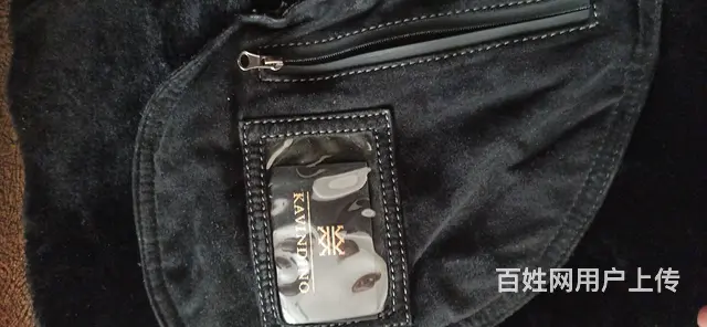 黑色皮毛一体皮衣 - 图片 8