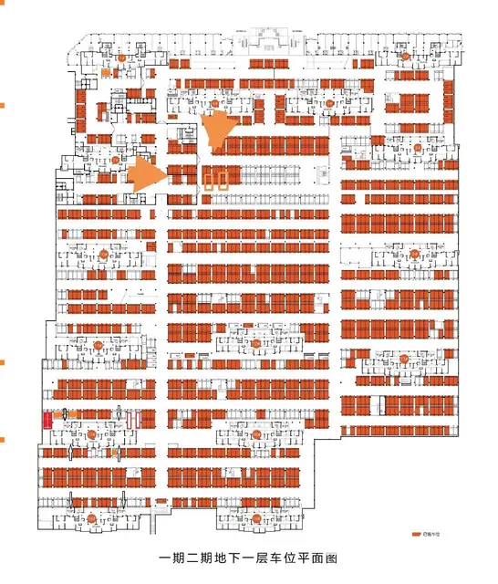涧西区建业科技城车位出售 - 图片