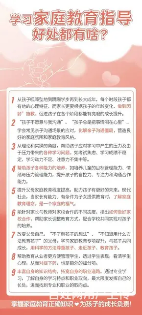 帮助更多家庭建立和谐教育环境！提升你的家庭教育能力 - 图片 2