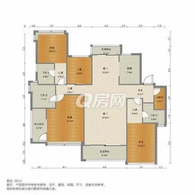 抄底急售华发山庄 4房小洋房一梯一户 只卖550万真实信息 - 图片 10