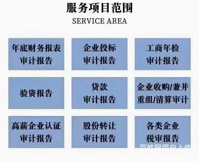 代理记账 审计报告 验资报告 - 图片