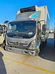 福田冷藏车 带肉钩滑道 国5