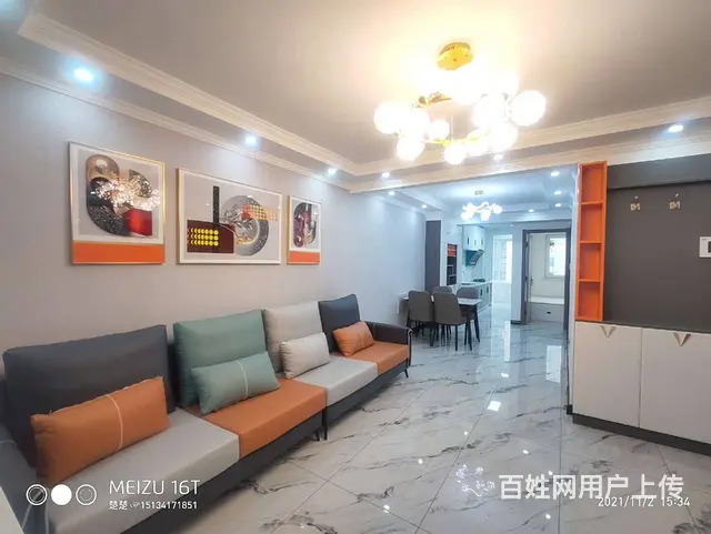 四中学区古塔夜太阳广场25层85平南北通精装地暖可公积金商贷 - 图片 1