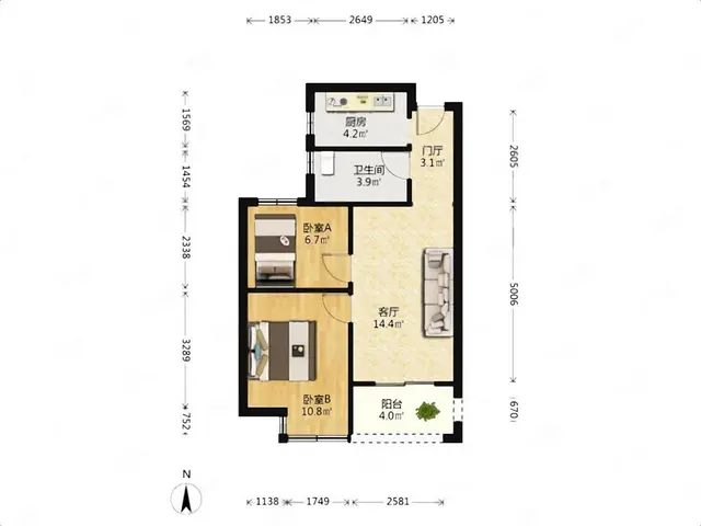 拎包入住西湖三墩南139.00万元61.76平 - 图片 7
