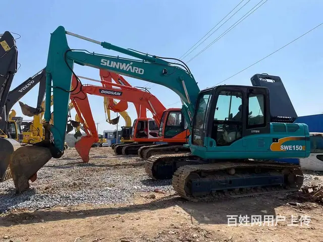 纯土方原装二手挖机山河150手续全有质保包邮可分期 - 图片 9