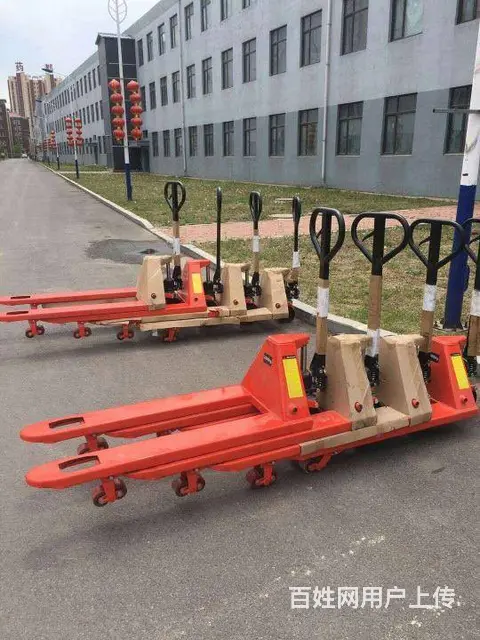 电子秤叉车纸筒搬运车油叉大迁移堆高车四轮平衡轴叉车 - 图片 7
