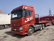 解放 半挂车 平板式 国5