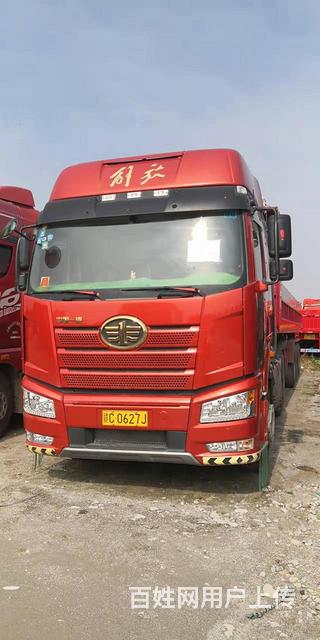 550马力一汽解放J6p带9.5米后立翻转让的图片