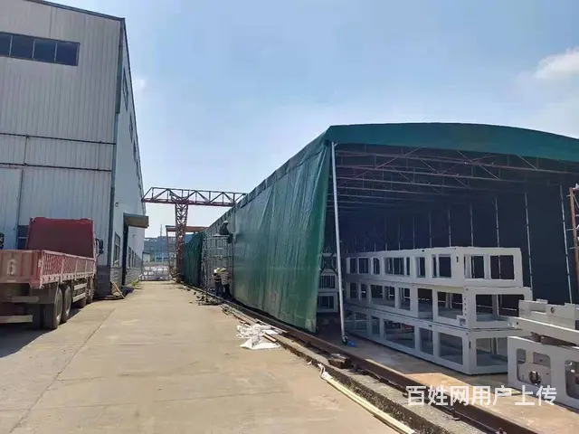 湖南株洲移动推拉棚活动帐篷大型电动棚停车棚物流棚 - 图片 4