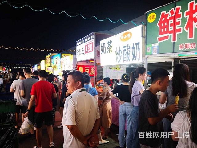 (迅幫網)祝甸環聯大夜市 小吃街20平攤位出租