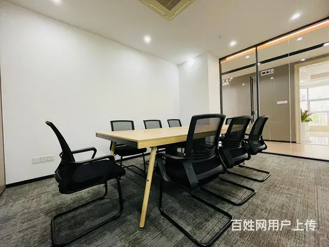 九堡地铁口 实拍150方三隔断 工区可坐18人精装配全套家具 - 图片 7