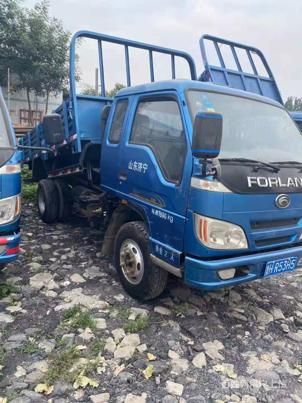 抚顺奥驰小蓝牌货车 4.2米后翻自卸二手平板车