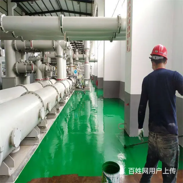 百色环氧地坪漆施工公司包工包料厂房车库用 - 图片 1