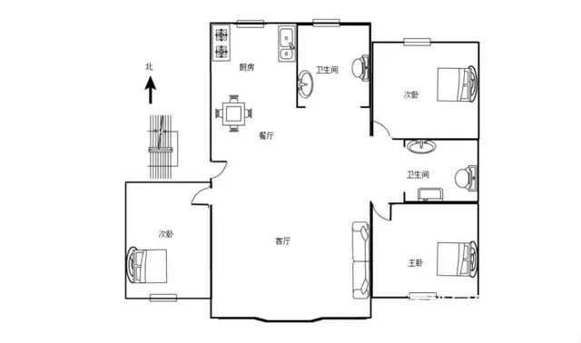 珠江富达小区步梯三楼房证158平68万 - 图片 11