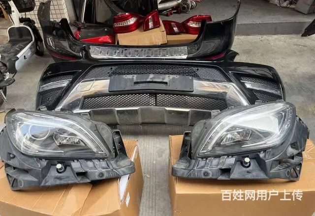 奔驰ML400w166前杠后杠尾灯 机盖叶子板大灯 - 图片 1