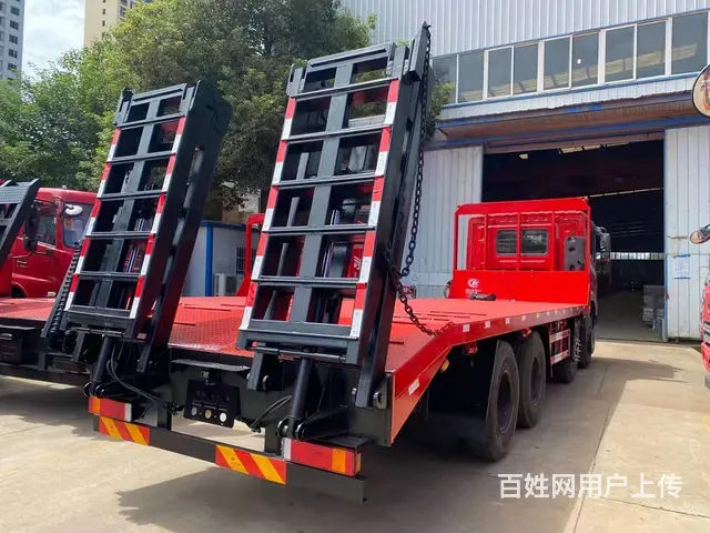 拉20吨不超载 挖机拖板车 东风前四后八平板运输车 - 图片 12